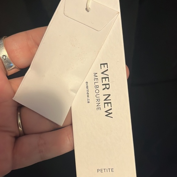 Ever New black pea coat Hand stitched, size 2 warm beautiful coat! Jane Felled - Picture 4 of 7